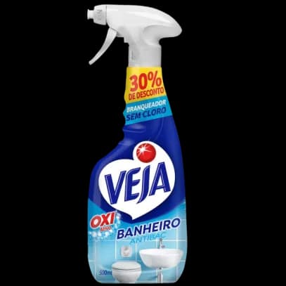 M, USO VEJA X14 BANHEIRO C/ CLORO TIRA LIMO C/ GAT 500ML