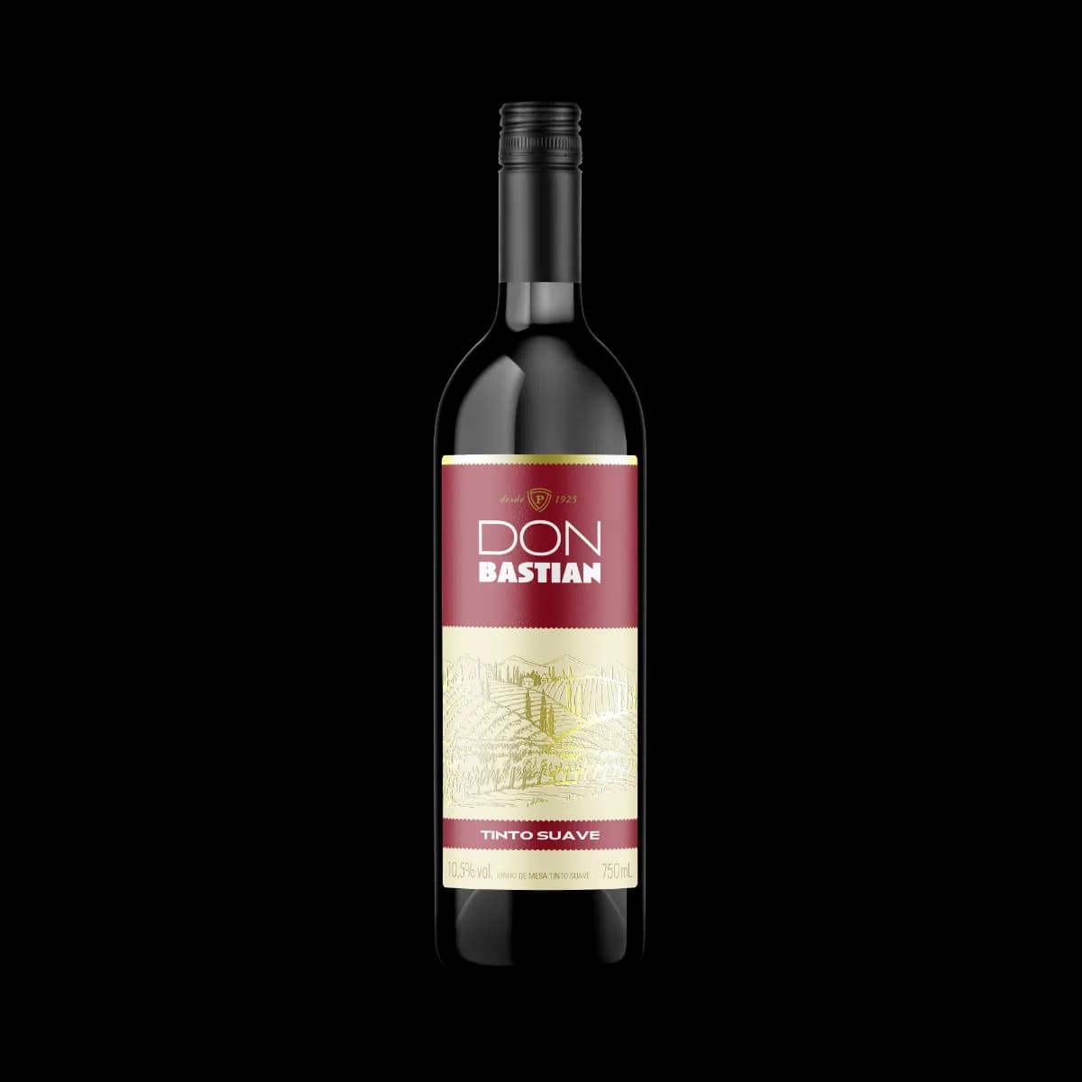 VINHO DON BASTIAN TINTO SUAVE 750ML