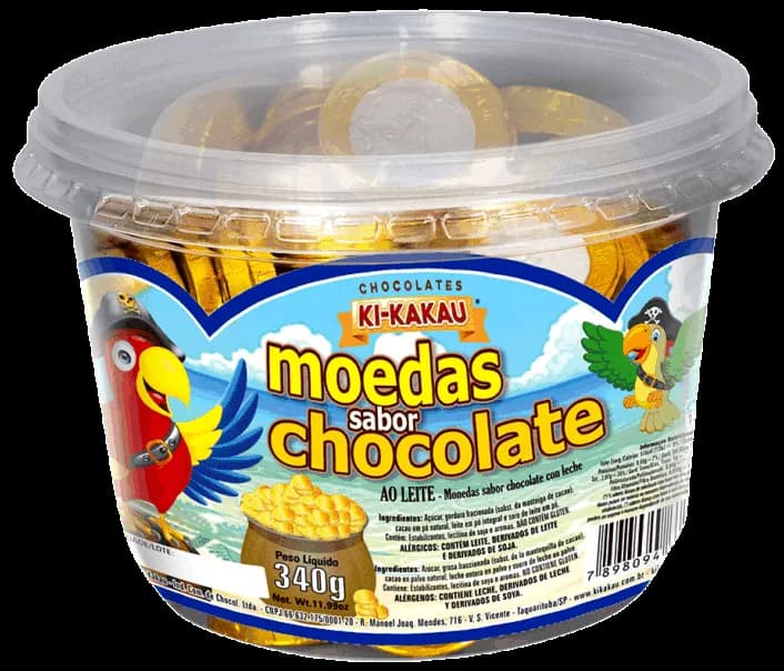 MOEDAS CHOC KI-KAKAU POTE 340G