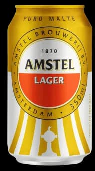AMSTEL LAGER LATA 12X350 ML