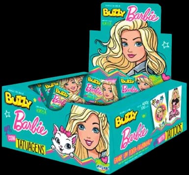 CHICLE BUZZY BARBIE HORT 360G C/90