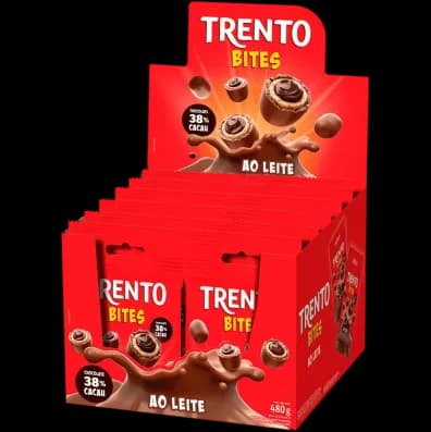 CHOC TRENTO BITES CHOC AO LEITE 12X40G