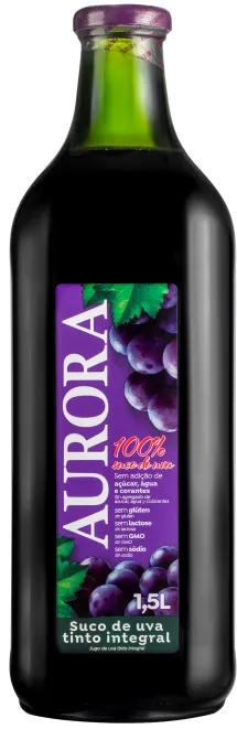 SUCO UVA TINTO AURORA 6/1500ML VDR