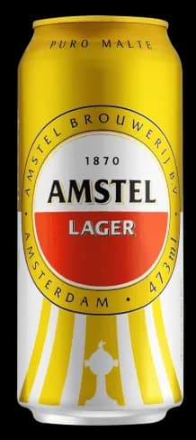 AMSTEL LAGER LATA 12X473ML