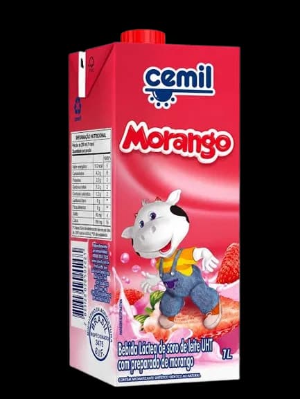 BEB LACTEA CHOCOMIL MORANGO 12X1000ML