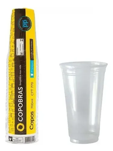 COPO CHOPP PP COPOBRAS ACRIL 500ML C/50
