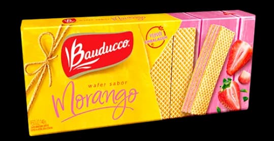 WAFER BAUDUCCO MORANGO 54X140G