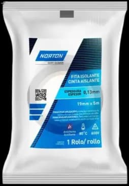 FITA ISOLANTE NORTON 19MM X 5MTS