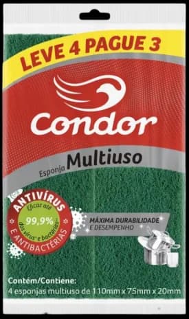 ESPONJA CONDOR L4P3 C/4