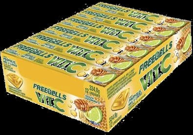 FREEGELLS VITA C MEL 334,8G C/12