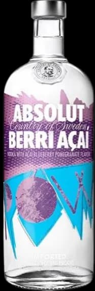 VODKA ABSOLUT ACAI 1LT