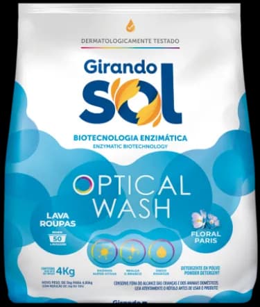 SABÃO EM PÓ GIRANDO SOL AZUL SACHE 5X4KG