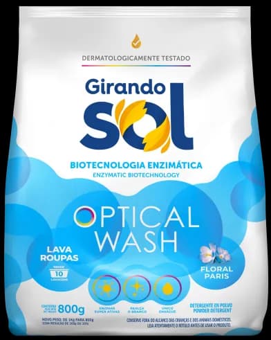 SABÃO EM PÓ GIRANDO SOL AZUL SACHE 25X800G
