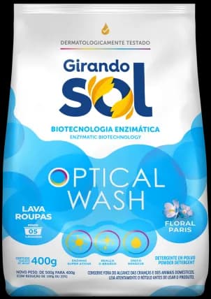 SABÃO EM PÓ GIRANDO SOL AZUL SACHE 30X400G