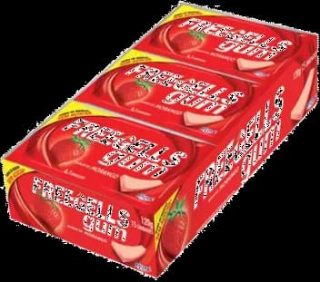 CHICLE FREEG GUM MORANGO 120G C/15