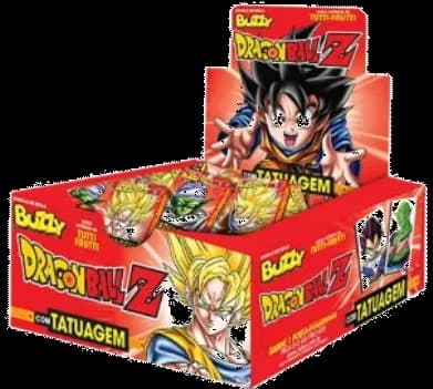 CHICLE BUZZY DRAGONBALL T FRUTTI 360G C/90