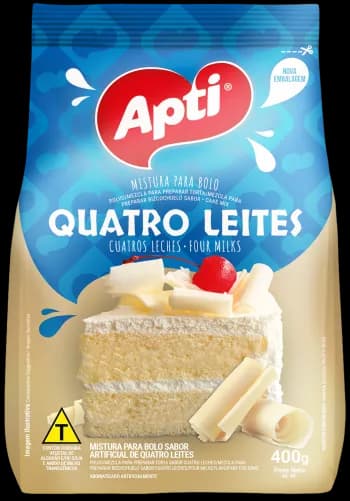 MIST BOLO APTI QUATRO LEITES 12X400G