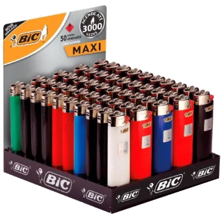 ISQUEIRO BIC BANDEIJA GRANDE C/50