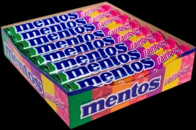 MENTOS SORT RAINBOW 600G C/16