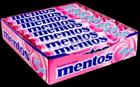 MENTOS TUTTI FRUT 600G C/16
