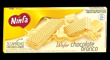WAFER NINFA CHOC, BRANCO 40X84G