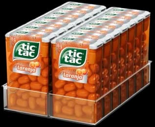 PASTILHA TIC TAC LARANJA 14X14,5G