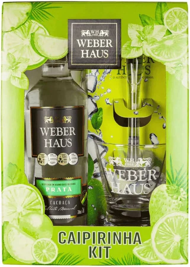 CACHACA P/KIT W HAUS PRATA 700ML