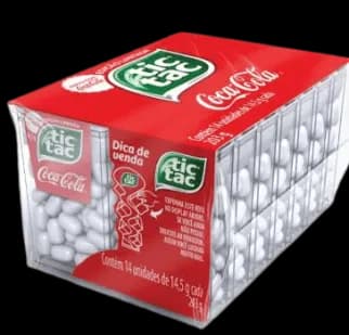 PASTILHA TIC TAC COCA COLA 14X14,5G