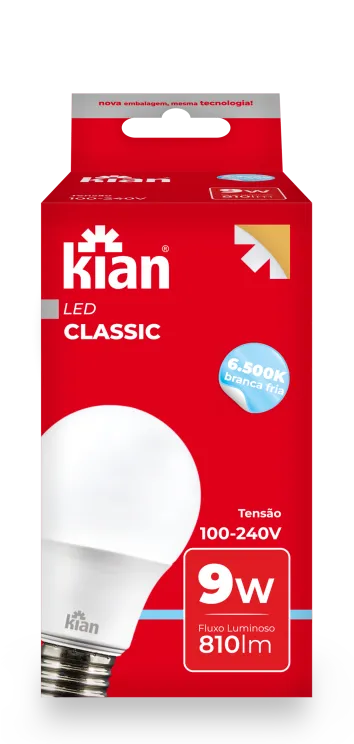LAMP, KIAN LED CLASSIC BCA 9W C/10
