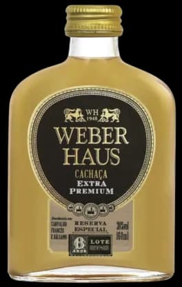 CACHACA W HAUS EXTRA PREMIUN 160ML