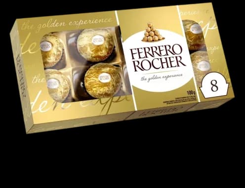 BOMBOM FERRERO ROCHER 1X100G C 8UN