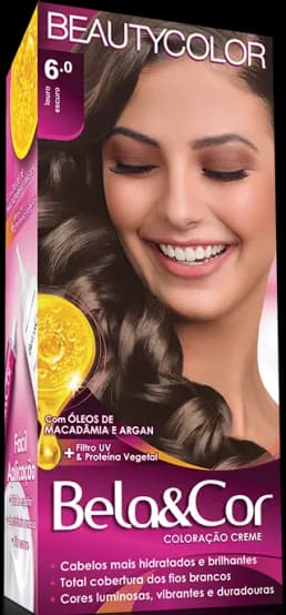 TINTURA BELA&COR LOURO ESCURO 6,0