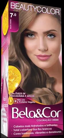 TINTURA BELA&COR LOURO MEDIO 7,0