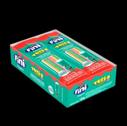 BALA FINI TUBES TRES CORES 12X15G