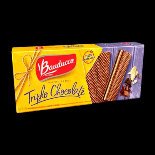 WAFER BAUDUCCO TRIPLO CHOC 54X140G