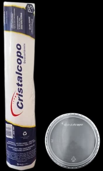 TAMPA CRISTALCOPO S/ FURO T300TR C/100
