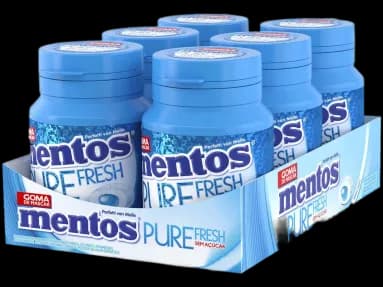 MENTOS POTE FRESH MINT 6X56G