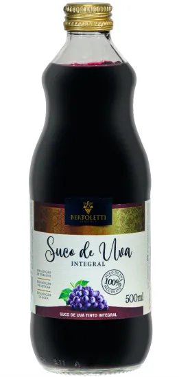 SUCO UVA TINTO BERTOLETTI VDR 12X500ML