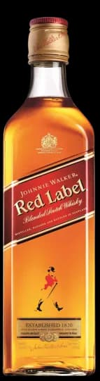 WHISKY J,W, RED LABEL 750ML