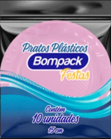 PRATO DESC, BOMPACK ROSA N 15 C/10