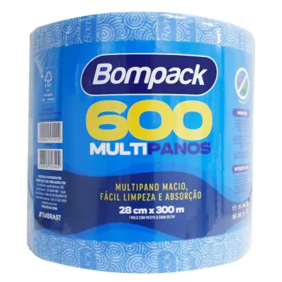 PANO MULTIUSO BOMPACK AZUL 28X300MT