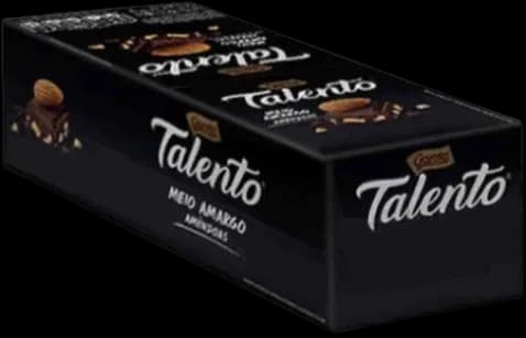 CHOC, TALENTO MEIO AMARGO 15X25G