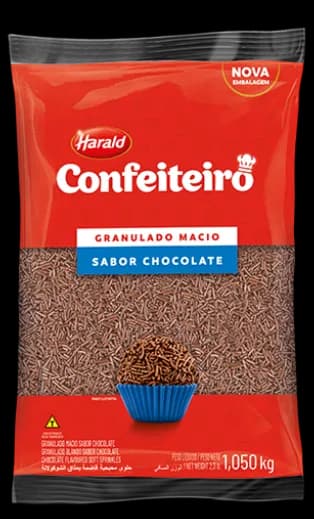 GRANULADO CONF HARALD CHOC MACIO 1,010KG