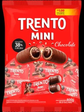 CHOC, TRENTO MINI CHOCOLATE 800G C/50