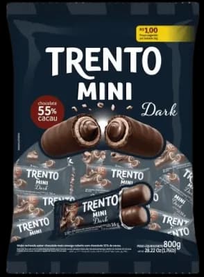 CHOC, TRENTO MINI DARK 800G C/50