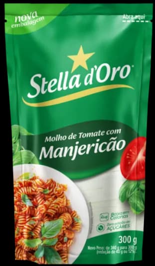 MOLHO STELLA DORO MANJERICAO 32X300G