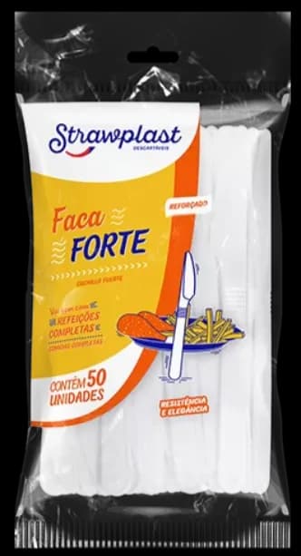 FACA FORTE STRAW BRANCO C/50