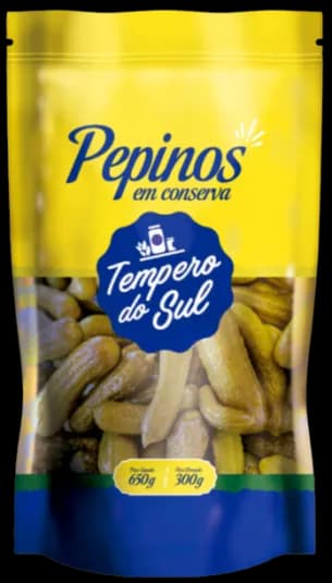 CONSERVA PEPINO TEMP, DO SUL POUCH 12X300G