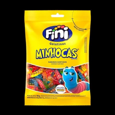 GOMA GELAT FINI MINHOCAS 90G