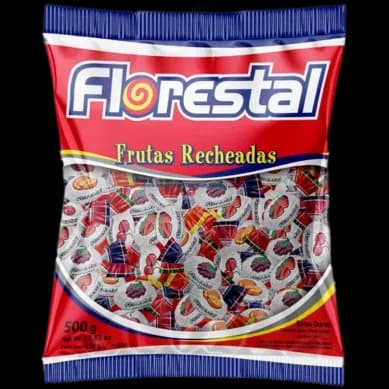 BALA FLORESTAL FRUTAS RECH DURA 500G